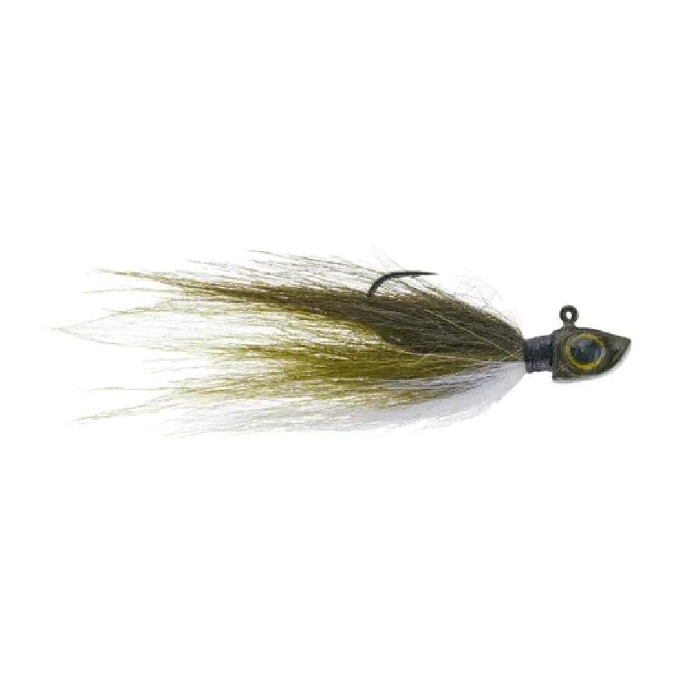 bass lures with rubber hair Outkast Tackle Float N Fly Hair Jig - 1/8oz